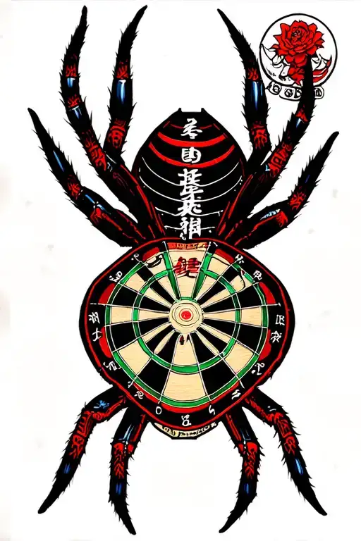Dart Board Missile Spider