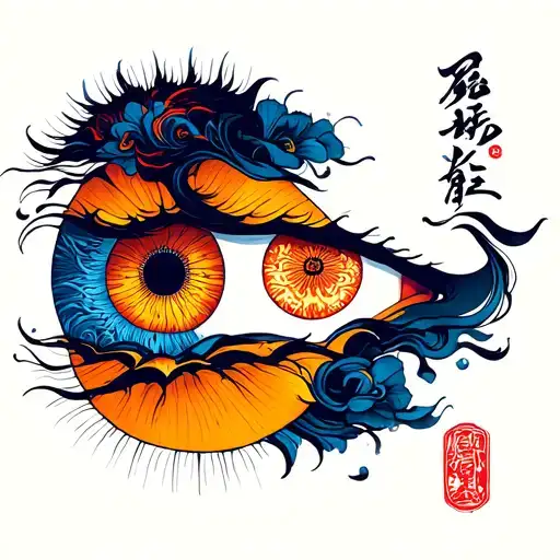 Sun And Eye Combined