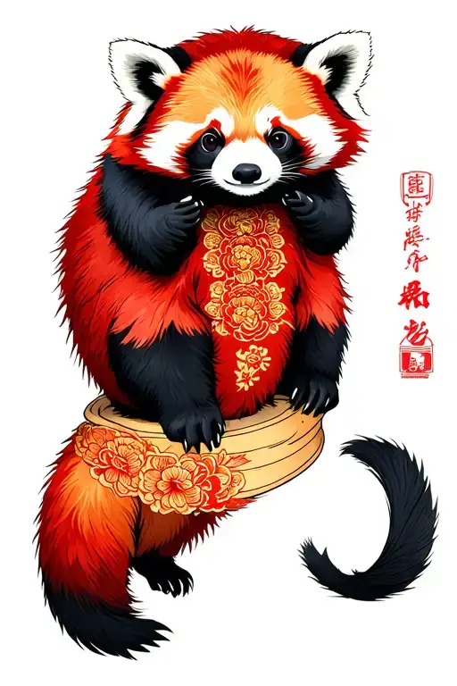 Japanese Style Red Panda
