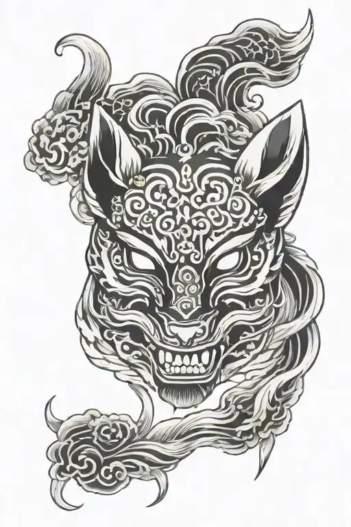 Kitsune Mask