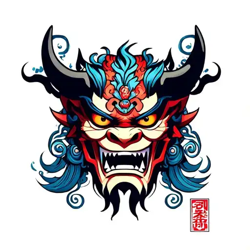 Oni Demon Mask