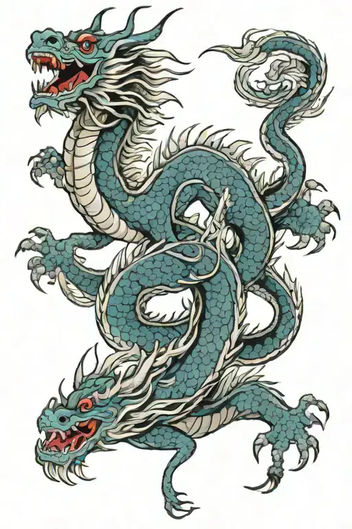 Traditional Japanese Dragon