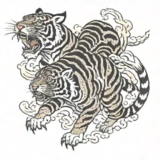Tiger Fighting