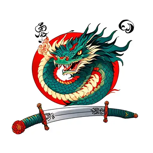 Dragon And Sword