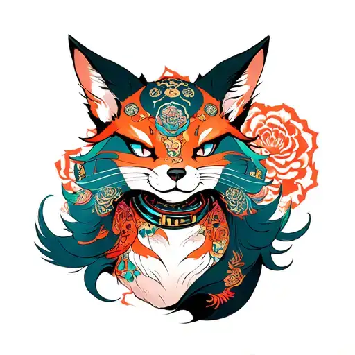 Kitsune Cyberpunk