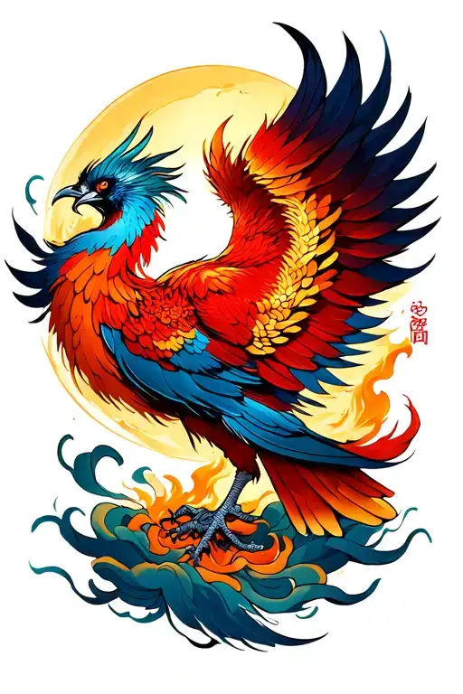 Phoenix Which Is Reborn From Its Ashes