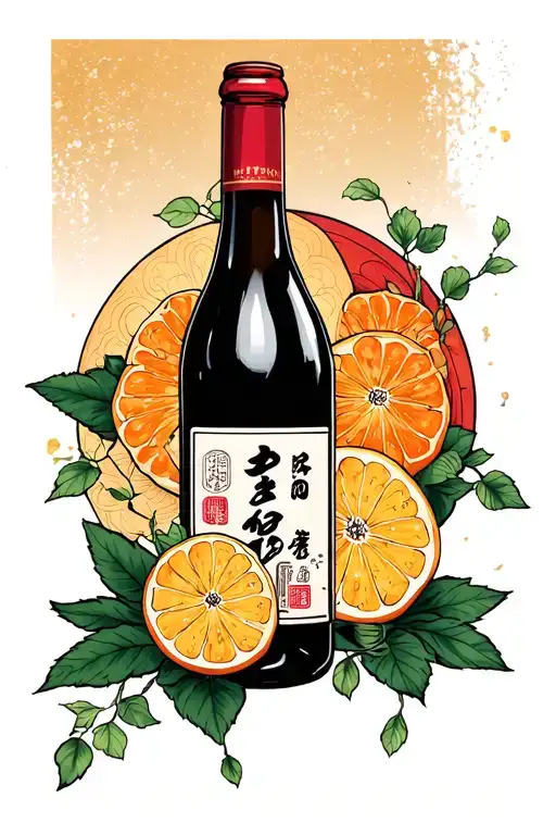 Wine Bottle Half Full