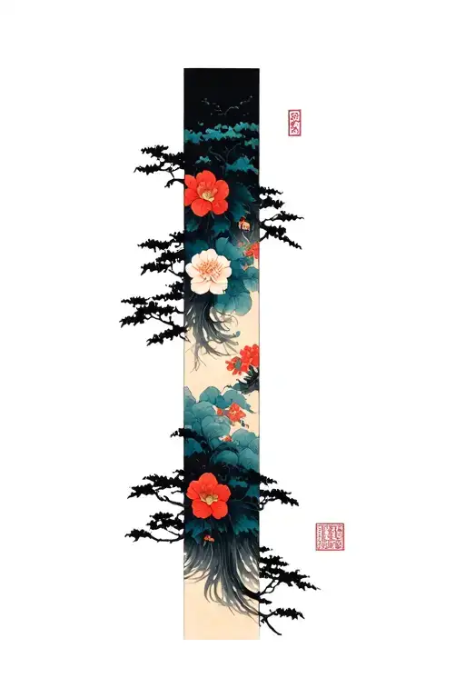 Dark Dense Shaded Forest