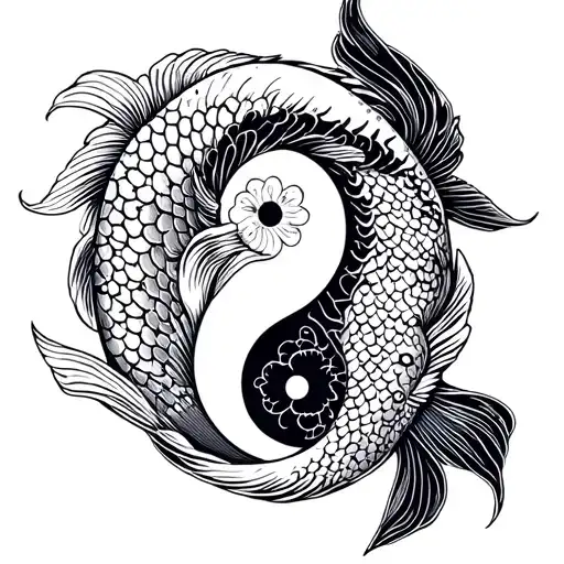 Yin Yang Koi