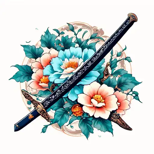 Swords Turning Into Flowers