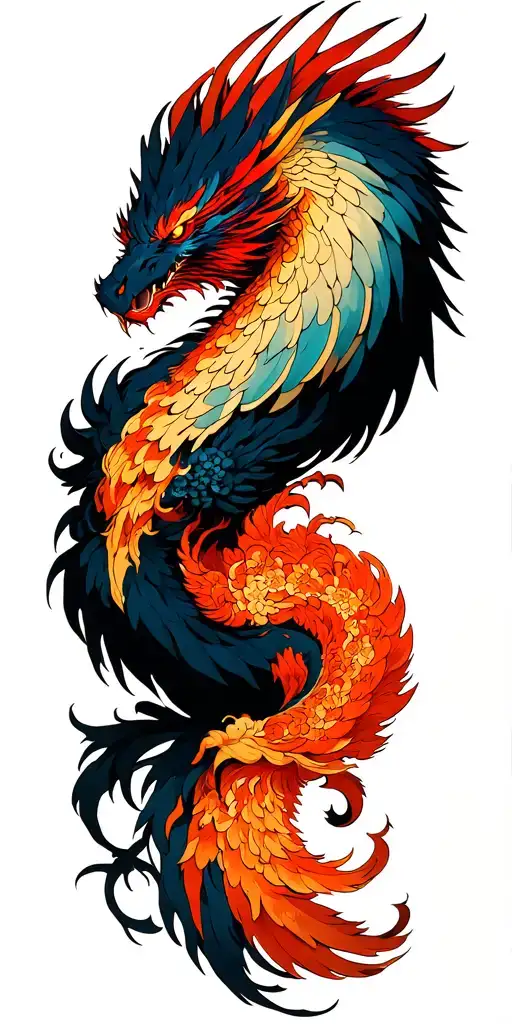 Fenix And Beast Shadowed In Darkness