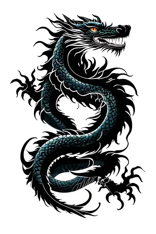 Dragon Coiled