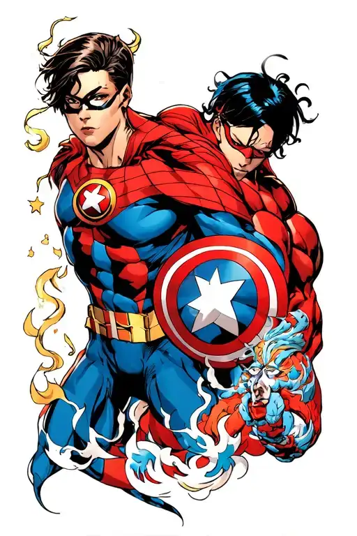 Marvel Superheroes Symbolizing The Client's Love