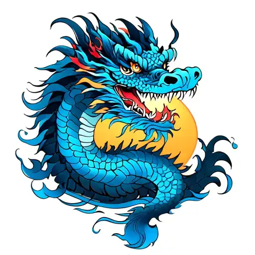 Blue Dragon Forearm