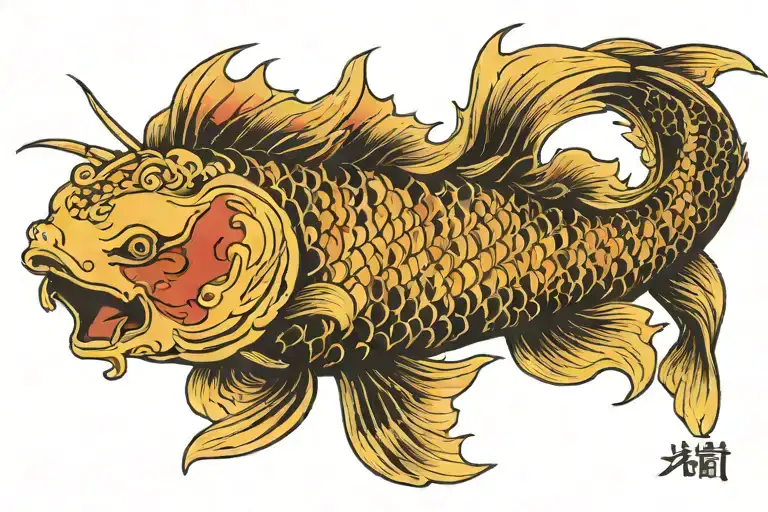 Koi Fish Transforming