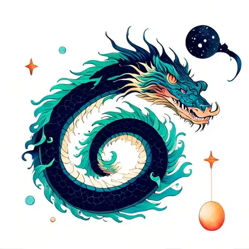 Sea Serpent In Space