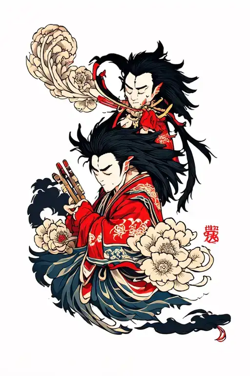 Demon Slayer Tanjiro Half Sleeve