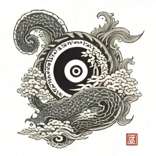 Rei With Sharinga Eye Symbol Integrated