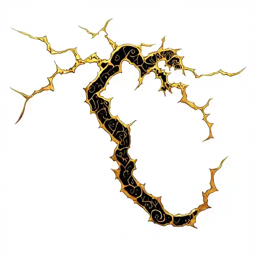 Kitsungi Gold Cracks On A Black Box