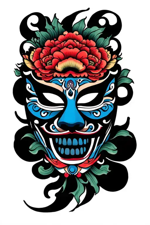 Mask Colour Full Forearm