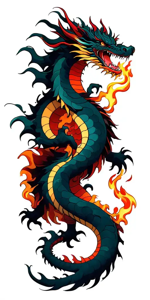 Dragon Breathing Fire