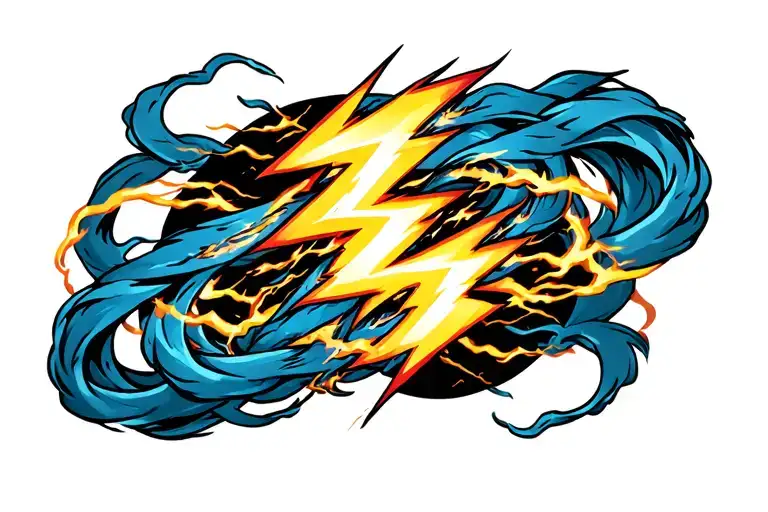 Lighting Bolt Intertwined