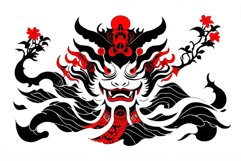 Red Yaksha Waves Jungle