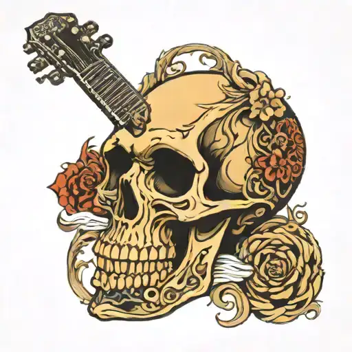 Skull Guitar