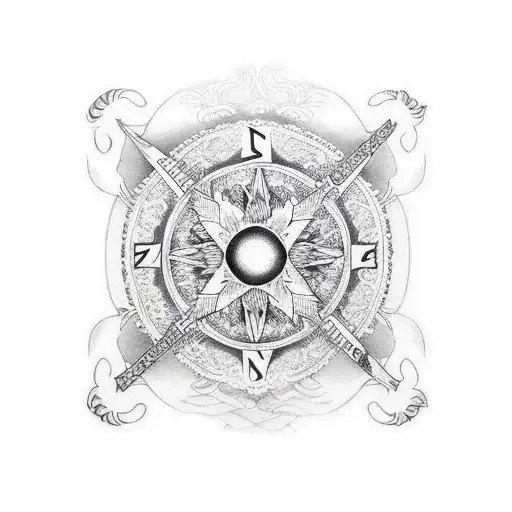 Swan Medical Emblem Compass And Level
