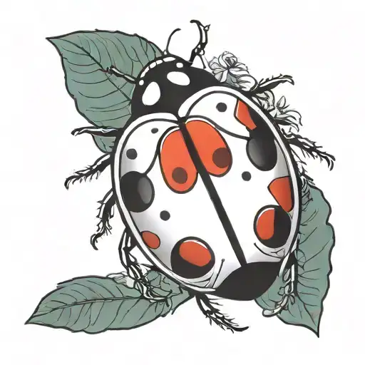 Ladybug Outline