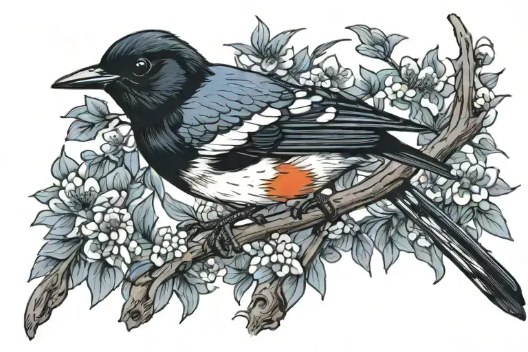 Magpie Robin Bird