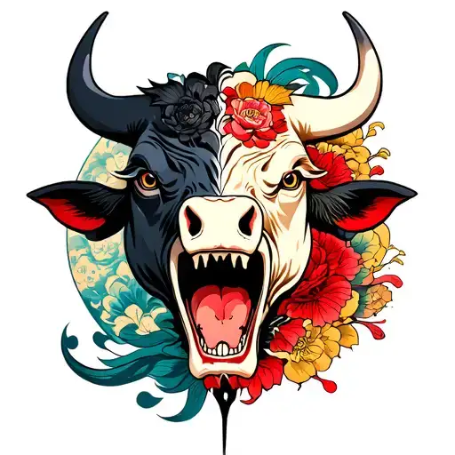 Bull Half Dead Half New School