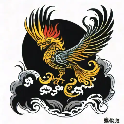 Rising Phoenix Bird