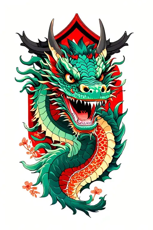 A Dragon Flores A Samurai And A Chinese Temple