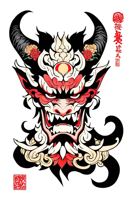 Japanese Oni Demon