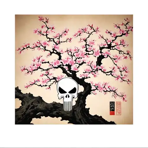 Punisher Cherry Blossom Tree