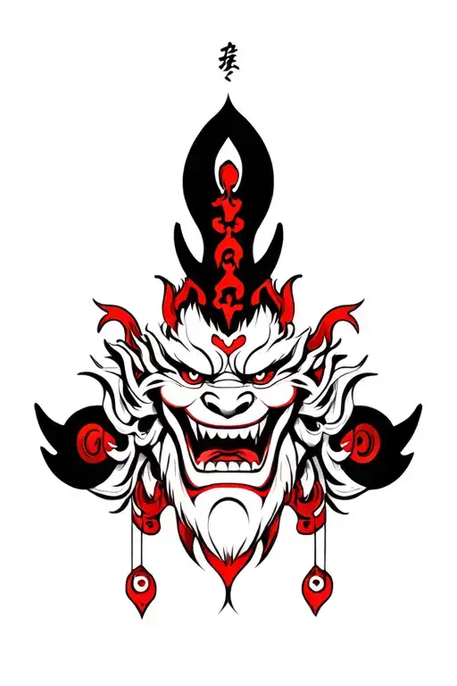 Oni Demon Mask