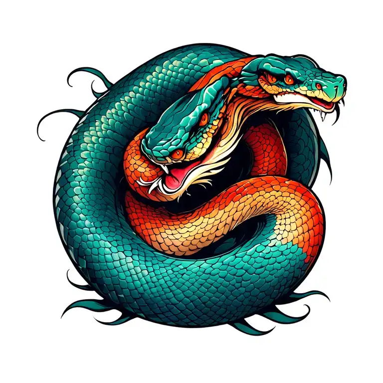 Snake Eaten Its Tail