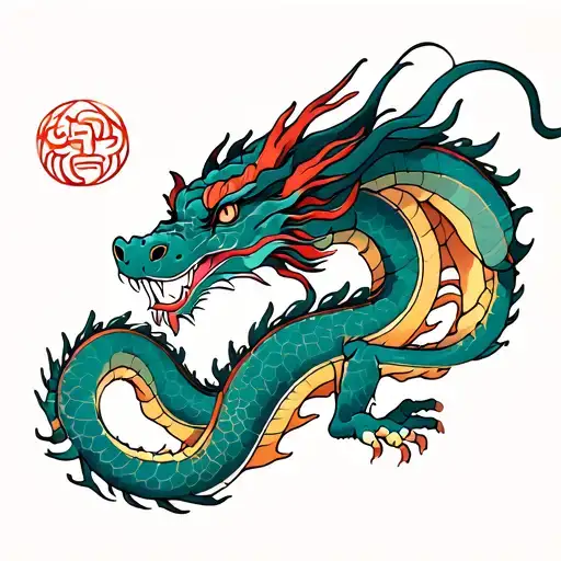 Dragon Of Dawn Flying