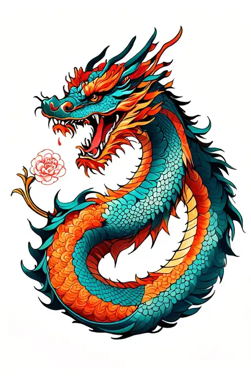 Japanese Dragon Wrapped