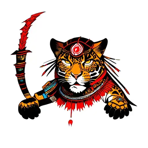 Aztec Jaguar Warrior