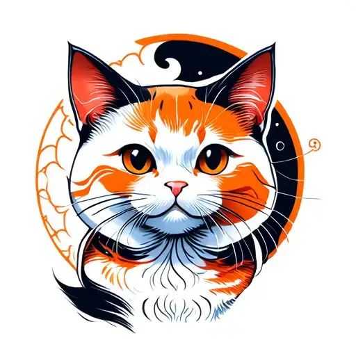 White And Orange Cat