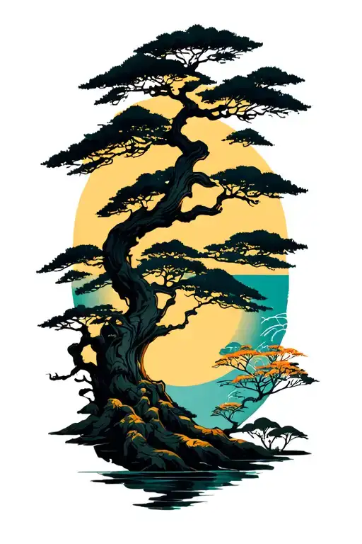 A Kalpataru Tree Illuminated By The Sun