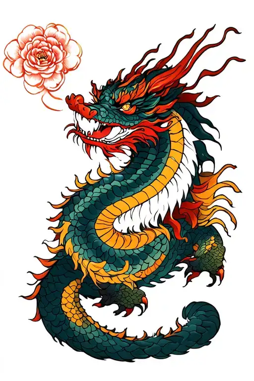 Japaneese Dragon Sleve