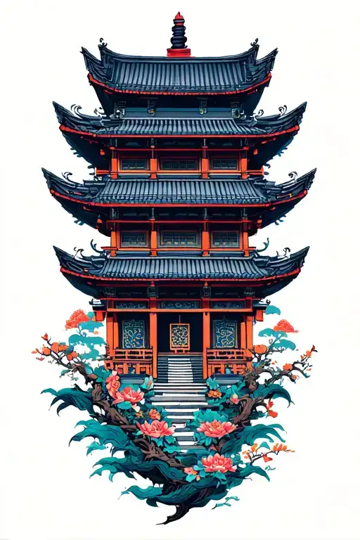 Nepali Temple With Intricate Details