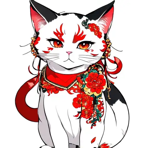 Demonic Anime Cat Girl