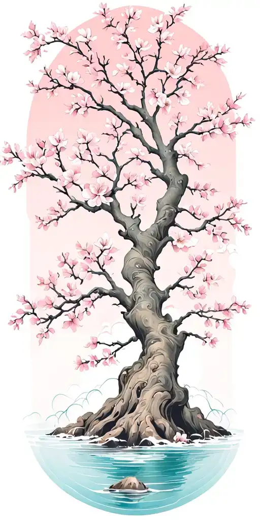 Tree Of Life Cherry Blossom Water