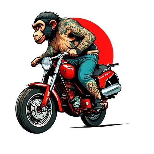 Honda Monkey Motorcycle Riding