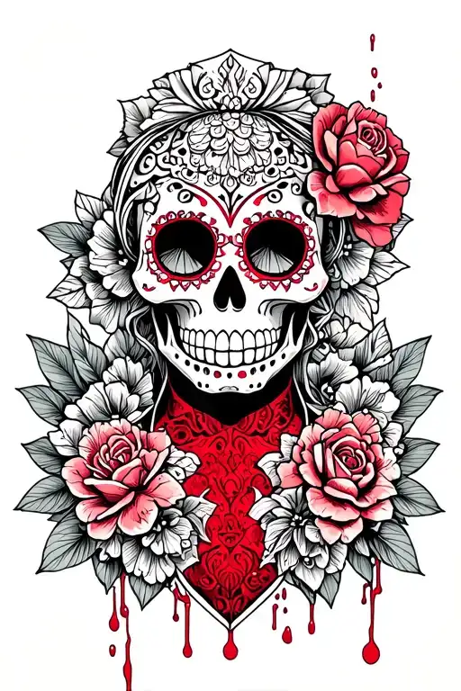 Sugar Skull Who Has Blood