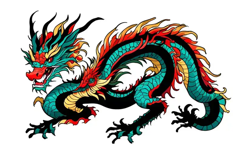 Colourful Dragon